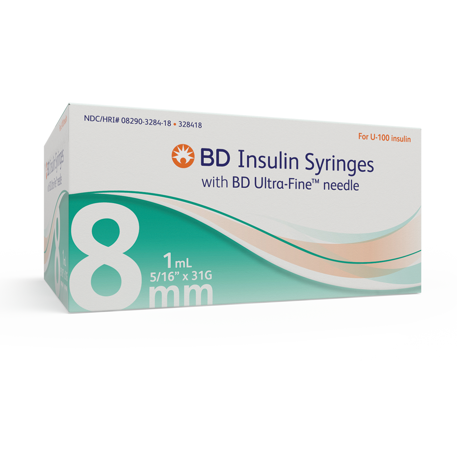 8mm 31g bd insulin syringe